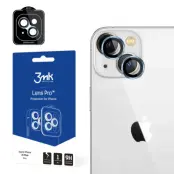 3MK iPhone 15 Plus härdat glas Kameraskydd - Blå