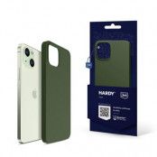 3MK iPhone 15 Plus Mobilskal Magsafe Hardy Silikon - Grön