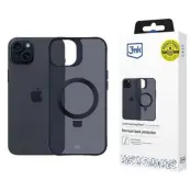 3MK iPhone 15 Plus Mobilskal MagSafe Smoke Stativ - Svart