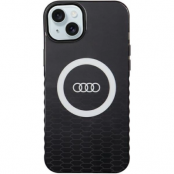 Audi iPhone 15/14 Plus Mobilskal Magsafe IML Big Logo - Svart