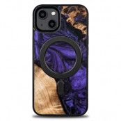 Bewood iPhone 15 Plus Mobilskal MagSafe Unique Violet - Svart