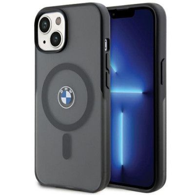 BMW iPhone 15 Plus/14 Plus Mobilskal Magafe IML Signature - Svart