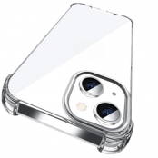 BOOM iPhone 15 Plus Mobilskal Shockproof TPU - Clear