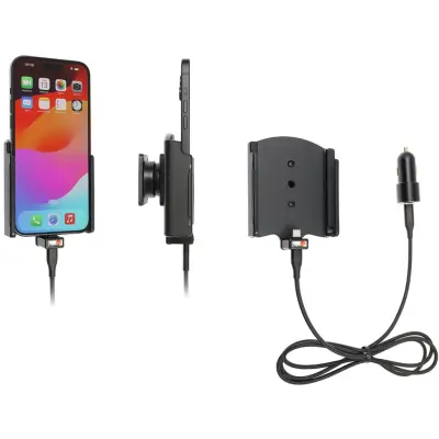 Brodit Aktiv hållare med USB-C-laddning 721374 (iPhone 15 Plus)