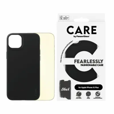 CARE PanzerGlass Mobilskal till iPhone 15 Plus Fashionable - Svart