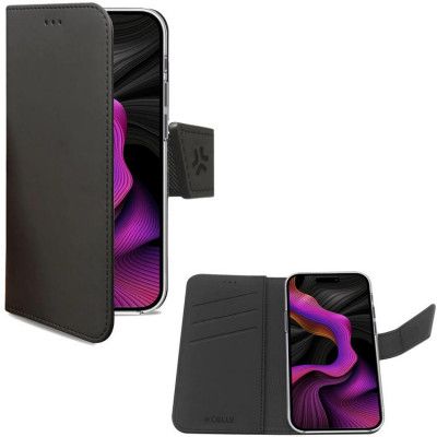 Celly iPhone 15 Plus Plånboksfodral Wally - Svart