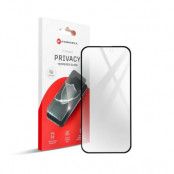 Forcell iPhone 15 Plus Härdat Glas Skärmskydd Privacy - Svart