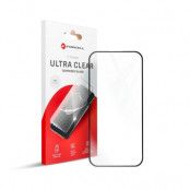 Forcell iPhone 15 Plus Härdat Glas Skärmskydd Ultra Clear - Svart