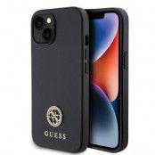 Guess iPhone 15 Plus Mobilskal Strass Metal Logo - Svart