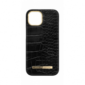 iDeal of Sweden iPhone 15 Mobilskal Atelier - Neo Noir Croco