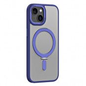 iPhone 15 Plus Mobilskal Magsafe Kickstand - Mörkblå