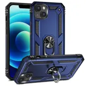 iPhone 15 Plus Mobilskal med Kickstand - Blå