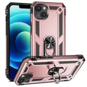 iPhone 15 Plus Mobilskal med Kickstand - Roséguld