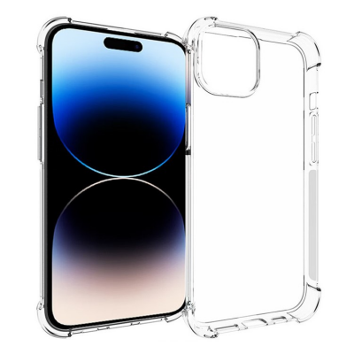 iPhone 15 Plus Mobilskal Shockproof TPU - Transparent
