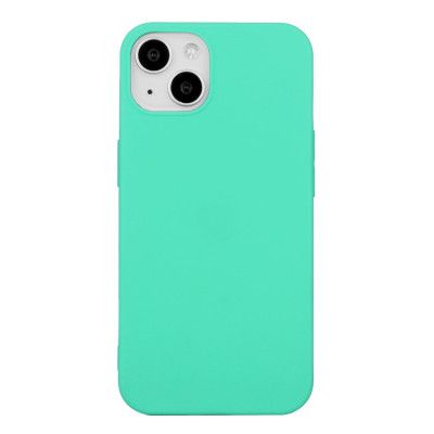 iPhone 15 Plus Mobilskal TPU Matte Slim-Fit - Cyan