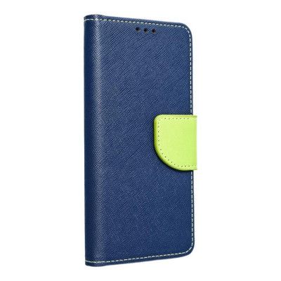 iPhone 15 Plus Plånboksfodral Fancy - Navy/Lime