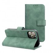 iPhone 15 Plus Plånboksfodral Kabura Tender - Grön