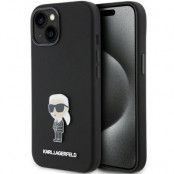 KARL LAGERFELD iPhone 15/14 Plus Mobilskal Ikonik Metal Pin