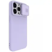Nillkin CamShield Silky Silicone Case (iPhone 15 Plus) - Lila