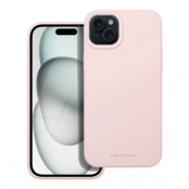 Roar iPhone 15 Plus Mobilskal Roar Cloud Skin - Rosa