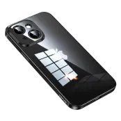 SULADA Mobilskal till iPhone 15 Plus Bump Proof TPU Klart Svart