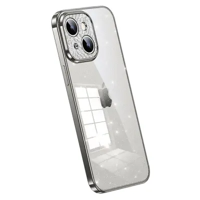 SULADA XingZuan iPhone 15 Plus Skal Glitter Rhinestone Vit