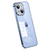 SULADA XingZuan iPhone 15 Plus Skal Glitter Rhinestones Blå