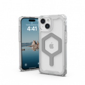 UAG iPhone 15 Plus Mobilskal Magsafe Plyo - Ice/Silver