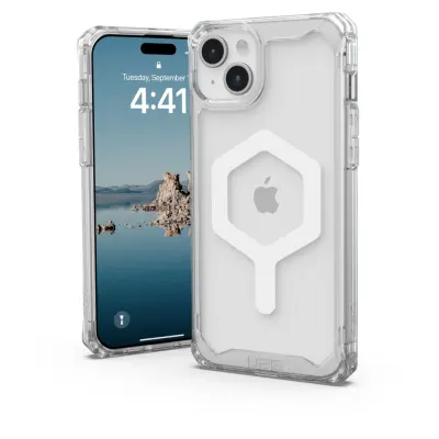 UAG Plyo Case with MagSafe (iPhone 15 Plus) - Transparent/vit