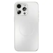 ABEEL Mobilskal till iPhone 15 Pro Max Magnetisk TPU PC Kyl Matt Vit
