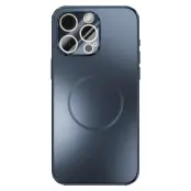 ABEEL Mobilskal till iPhone 15 Pro Max Magnetisk TPU PC Kyl Matte Blå