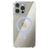 ABEEL Mobilskal till iPhone 15 Pro Max MagSafe Anti Scratch Klar - Blå
