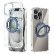 ABEEL Q-LUCK iPhone 15 Pro Max Skal Shockproof Baby Blue