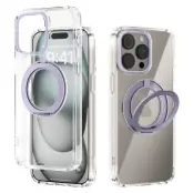 ABEEL Q-LUCK iPhone 15 Pro Max Skal Shockproof Lila