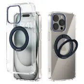 ABEEL Q-LUCK iPhone 15 Pro Max Skal Shockproof Mörkblå