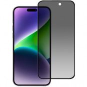 BOOM [1-Pack] iPhone 15 Pro Max Härdat Glas Skärmskydd Privacy - Svart