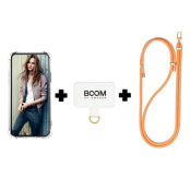 Boom iPhone 15 Pro Max Skal med Halsband - Orange
