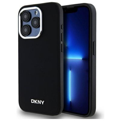DKNY Mobilskal till iPhone 15 Pro Max MagSafe Plain Logo - Svart
