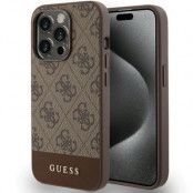 Guess iPhone 15 Pro Max Mobilskal Stripe Collection - Brun