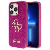 Guess iPhone 15 Pro Max Mobilskal Glitter Script Big - Lila