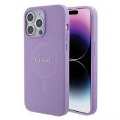 Guess iPhone 15 Pro Max Mobilskal Magsafe Saffiano - Lila