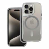 iPhone 15 Plus Mobilskal Magsafe Ergofiit NewZone - Silver