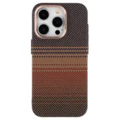 iPhone 15 Pro Max Mobilskal Magsafe Kevlar Aramid Fiber - Guld