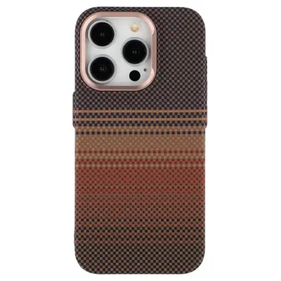 iPhone 15 Pro Max Mobilskal Magsafe Kevlar Aramid Fiber - Guld