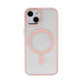 iPhone 15 Pro Max Mobilskal MagSafe Satin Clear - Rosa