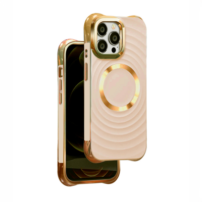 Mobilskal till iPhone 16 Plus Magsafe Circle Glam - Rosa