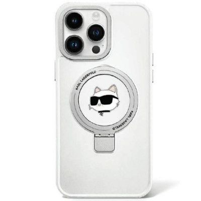 KARL LAGERFELD Mobilskal till iPhone 15 Plus MagSafe Ringställ