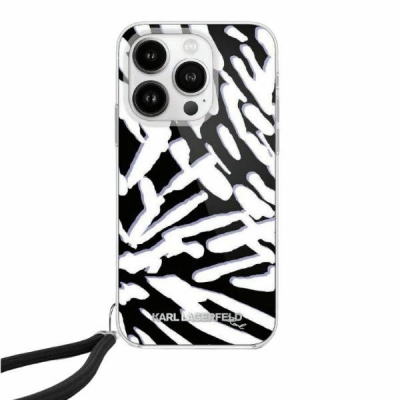 Karl Lagerfeld Mobilskal till iPhone 15 Pro Max IML Zebra Pattern