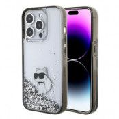 KARL LAGERFELD iPhone 15 Pro Max Mobilskal Liquid Glitter Choupette