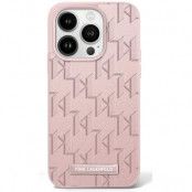 Karl Lagerfeld iPhone 16 Mobilskal MagSafe Hot Stamp - Rosa